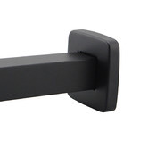 Expert Homewares Nero 400mm Square Ceiling Shower Arm