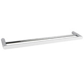 Expert Homewares Rumia 800mm Chrome Double Stainless Steel Towel Rail