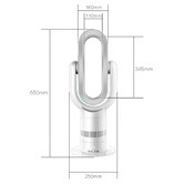 Expert Homewares Angelo Bladeless Fan with Remote Control