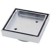 Expert Homewares 115mm Solid Brass Tile Insert Shower Floor Waste