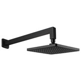 Expert Homewares Retro-fit Square Matte Black Shower Bathroom Basics Package