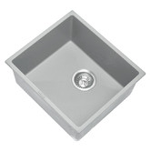 Expert Homewares Carysil 450mm Single White Granite Composite Kitchen Sink