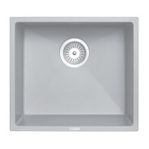 Expert Homewares Carysil 450mm Single White Granite Composite Kitchen Sink