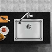 Expert Homewares Melotte 600mm Single Stainless Steel Kitchen Sink