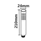Expert Homewares Chrome Hand-held Microphone Shower Piece