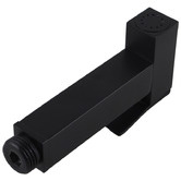 Expert Homewares Matte Black Square Hand-Held Toilet Bidet Spray Wash Set