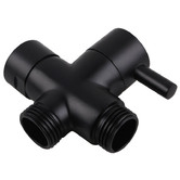 Expert Homewares Matte Black Square Hand-Held Toilet Bidet Spray Wash Set