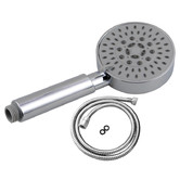 Expert Homewares Chrome 5 Function Hand-held Shower Head &amp; Hose