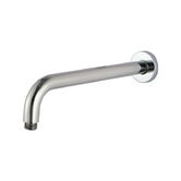 Expert Homewares Euro 300mm Round Chrome Super-Slim Shower Arm &amp; Head