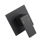 Expert Homewares Nero Black Bath/Basin Wall Spout &amp; Mixer Tap Set