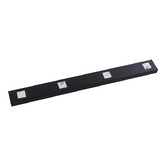 Expert Homewares Black 40cm Magnetic Bar Strip Wall Knife Rack