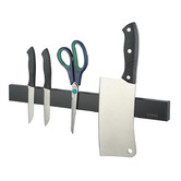 Expert Homewares Black 40cm Magnetic Bar Strip Wall Knife Rack