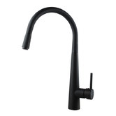 Expert Homewares Black Swivel Pull-Out Kitchen Mixer Tap