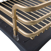 Expert Homewares Black &amp; Rose Gold Aluminium Dish Drying Rack