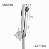 Expert Homewares 3 Piece Alto Bidet Spray Kit