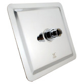 Expert Homewares Ace Super-Slim 200mm Shower Arm &amp; Head