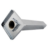 Expert Homewares Ace Super-Slim 200mm Shower Arm &amp; Head