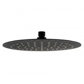 Expert Homewares 5 Piece Black Round Top Water Inlet Shower Set