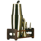 Expert Homewares 11 Piece Bronze Boston Stainless Steel Cocktail Shaker Set