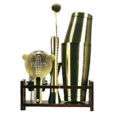 Expert Homewares 11 Piece Bronze Boston Stainless Steel Cocktail Shaker Set
