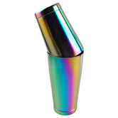 Expert Homewares 11 Piece Multi-Coloured Boston Stainless Steel Cocktail Shaker Set