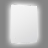 Expert Homewares Silver Cargill Rectangular LED Bathroom Mirror