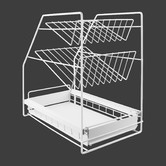 Expert Homewares Stainless Steel Slide-Out Kitchen Storage Rack ...