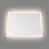 Expert Homewares Silver Bettencourt Rectangular LED Bathroom Mirror