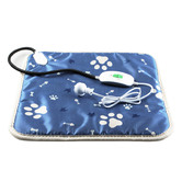 Expert Homewares Blue 45cm Electric Heating Pet Bed