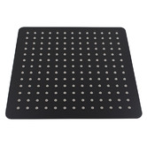 Expert Homewares Andon 300mm Square Black Ceiling Rain Shower Arm &amp; Head