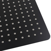 Expert Homewares Andon 300mm Square Black Ceiling Rain Shower Arm &amp; Head