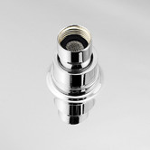 Expert Homewares Nero Super-Slim 250mm Shower Arm &amp; Head
