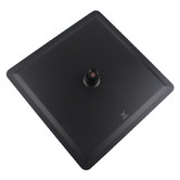Expert Homewares Andon 300mm Square Black Ceiling Rain Shower Arm &amp; Head