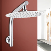 Expert Homewares Colby Curved 250mm Rain Shower Arm &amp; Head