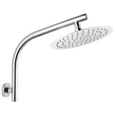 Expert Homewares Colby Curved 250mm Rain Shower Arm &amp; Head