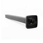 Expert Homewares Andon 300mm Square Black Ceiling Rain Shower Arm &amp; Head