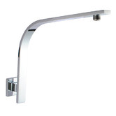 Expert Homewares Nero Super-Slim 250mm Shower Arm &amp; Head