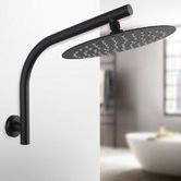 Expert Homewares Colby Curved 250mm Rain Shower Arm &amp; Head