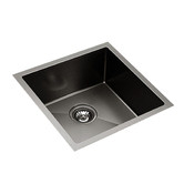 Expert Homewares 440mm Single Gunmetal Stainless Steel Kitchen Sink