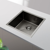 Expert Homewares 440mm Single Gunmetal Stainless Steel Kitchen Sink
