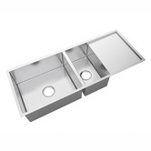 Expert Homewares Melotte 1160mm 1 &amp; &frac12; Stainless Steel Kitchen Sink with Drainer
