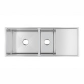 Expert Homewares Melotte 1160mm 1 &amp; &frac12; Stainless Steel Kitchen Sink with Drainer