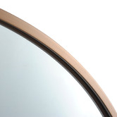 Expert Homewares Round Stainless Steel Wall Mirror