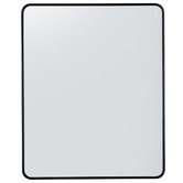 Expert Homewares Black Rectangular Aluminium Wall Mirror