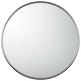 Expert Homewares Round Stainless Steel Wall Mirror