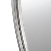 Expert Homewares Round Stainless Steel Wall Mirror