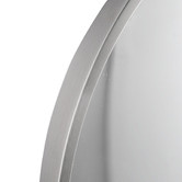 Expert Homewares Round Stainless Steel Wall Mirror