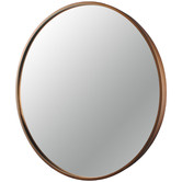 Expert Homewares Round Stainless Steel Wall Mirror