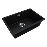 Expert Homewares Granite Quartz Stone Single Kitchen Sink Bowl