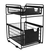 Expert Homewares 2 Tier Stainless Steel Kitchen Storage Organiser